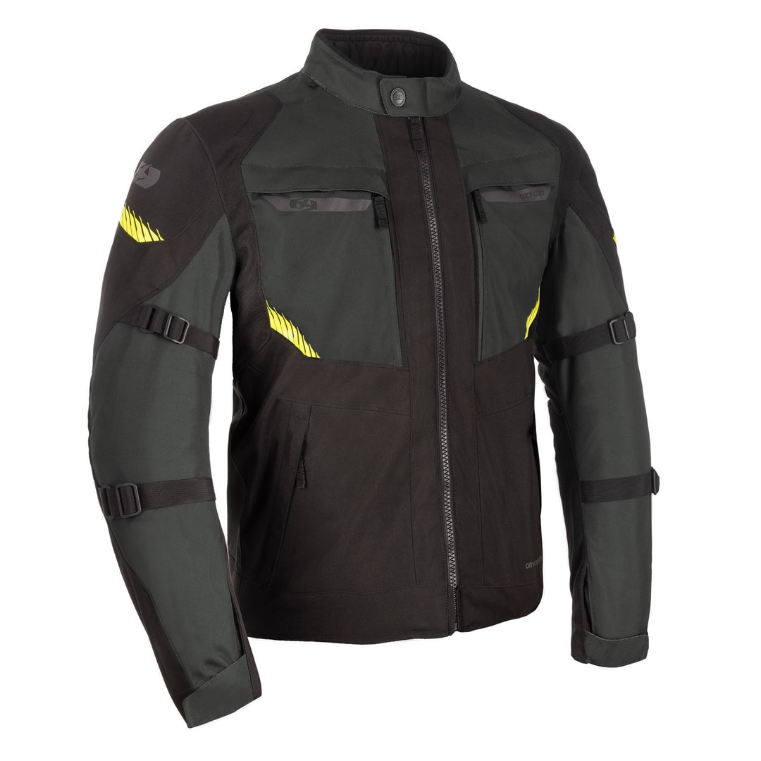 MONDIAL : Charcoal/Black/Hi-Vis MOTORCYCLE JACKET